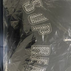 Supreme BB Simon HOODIE Black L XL silver New With Tb