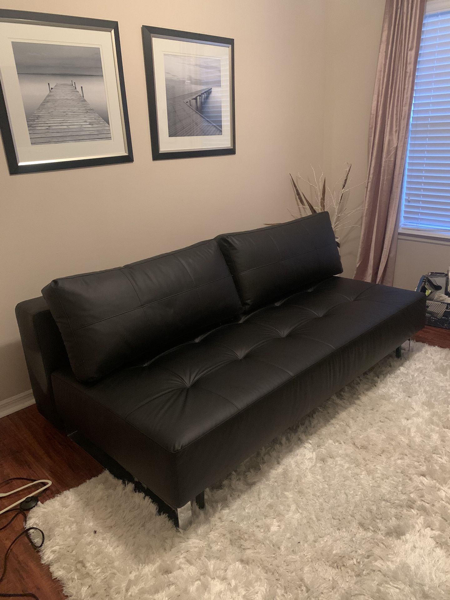 Leather Futon 