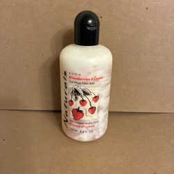 Avon naturals strawberries n cream foam bath