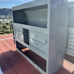  Contractor Van Storage Metal Shelves 