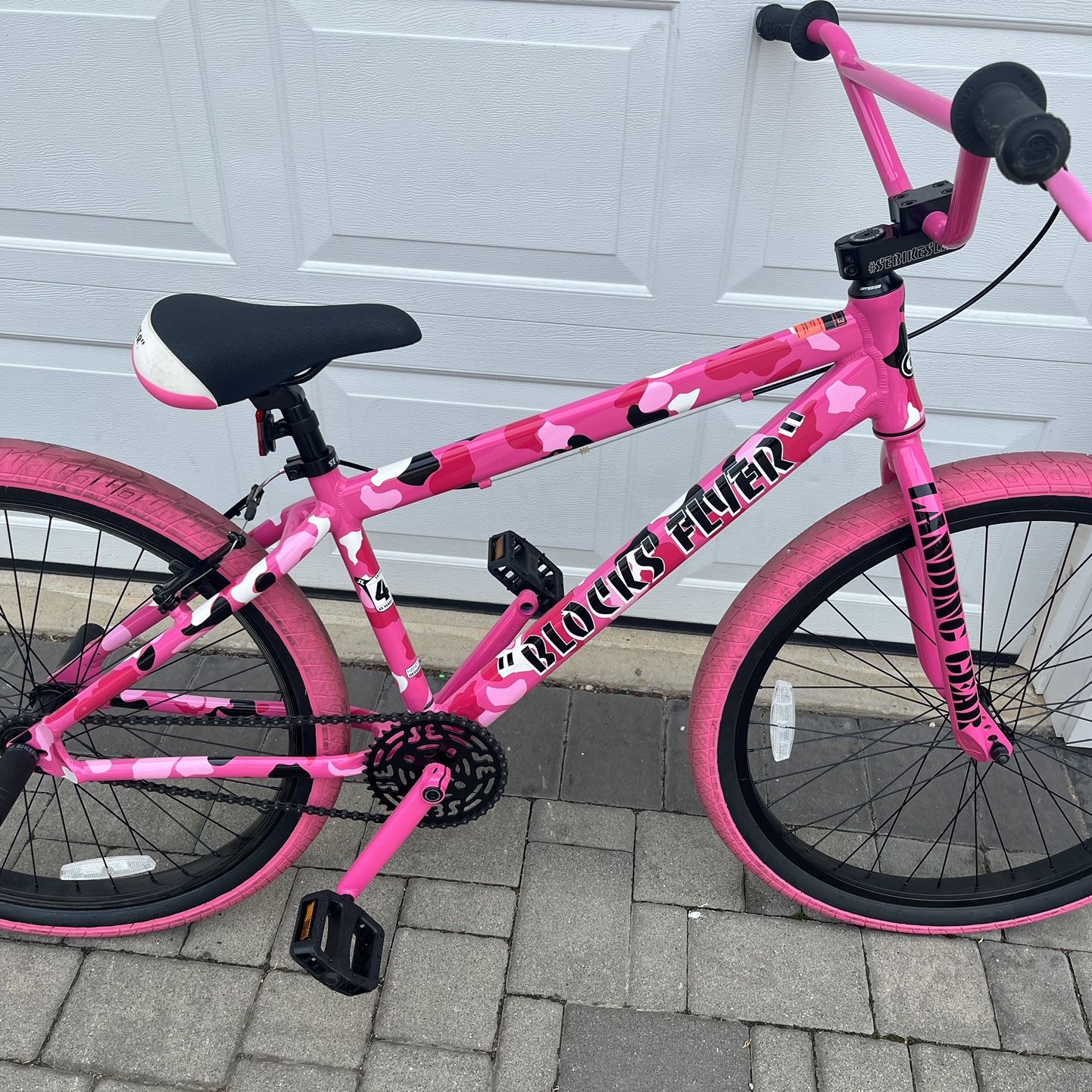 Pink Camo Blocks Flyer Giveaway – SE BIKES Powered By BikeCo