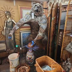 Yard Art Metal Bear 550