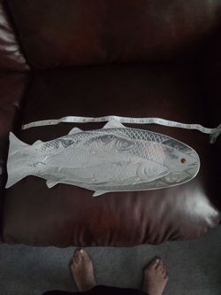 Arthur Court Metal Fish Serving Plate