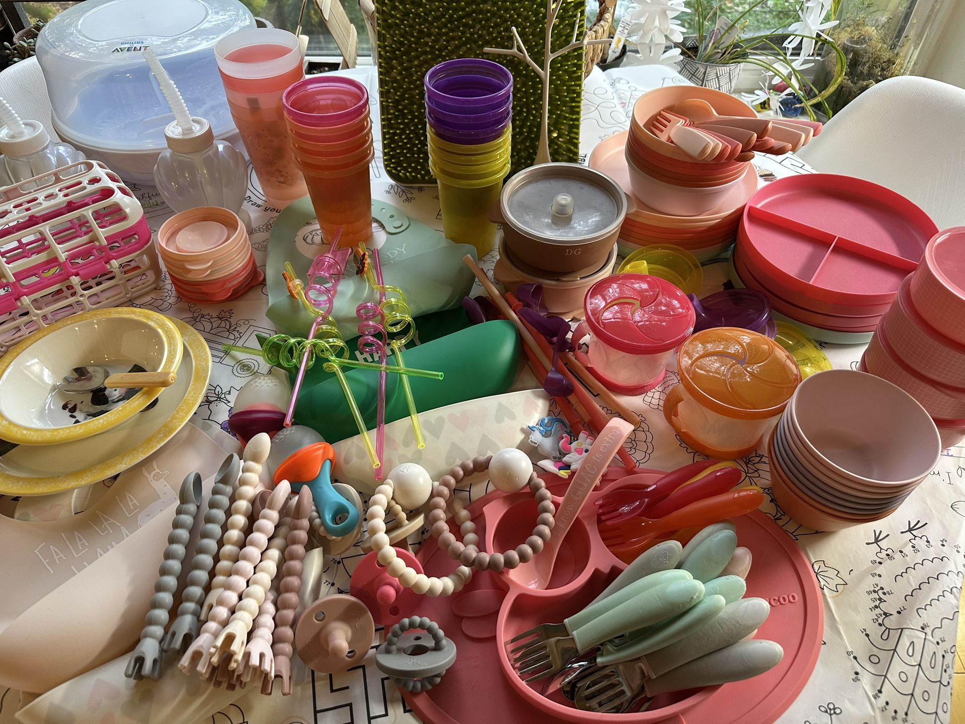 Baby/toddler Plates, Utensils, Etc.