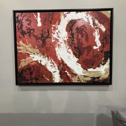 Abstract Painting Framed 48x36
