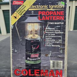 Like New Coleman Electronic Ignition Lantern."CHECK OUT MY PAGE FOR MORE DEALS "