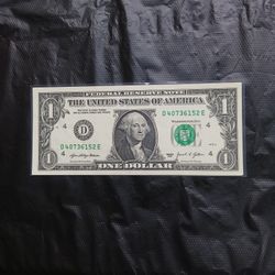 "Scattered ladder" $1 Fancy Serial Number 