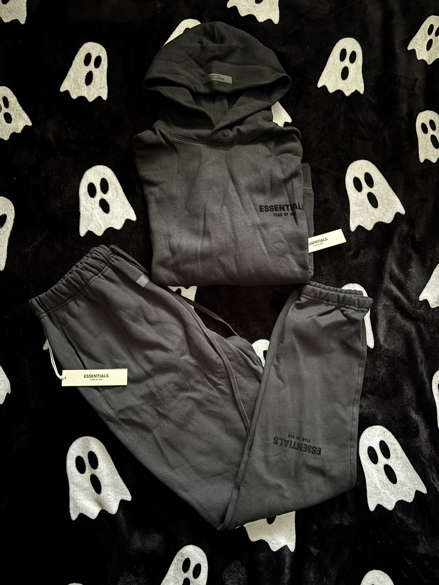 Essentials black tracksuit