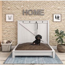 Ollie & Hutch Farmington Dog Bed, Ivory Pine: