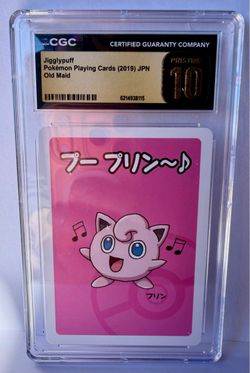 Jigglypuff CGC Pristine 10 Pokémon Old Maid Card 2019 JPN