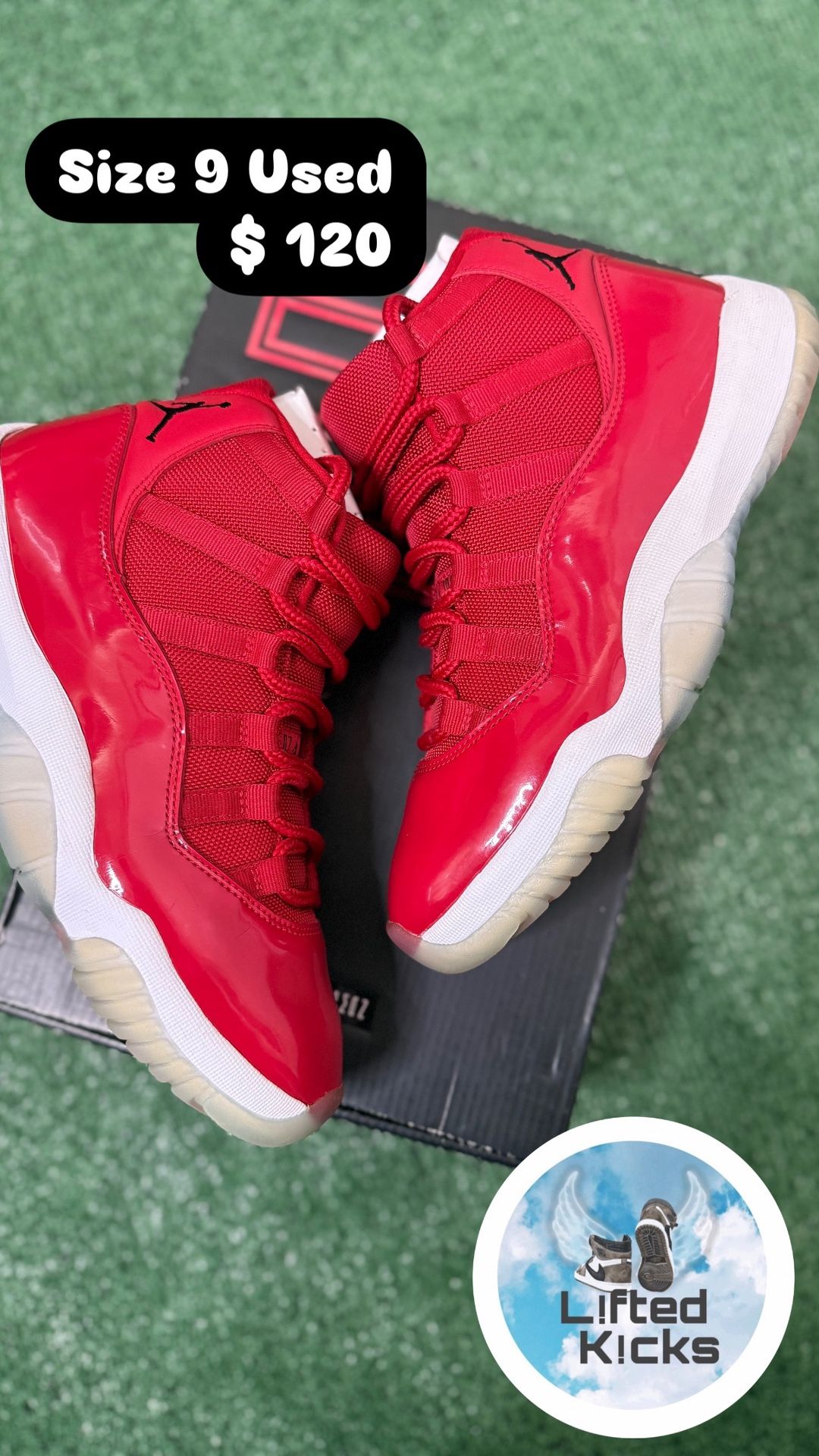 Jordan 11 Win Like 96 Size 8.5 Not 9