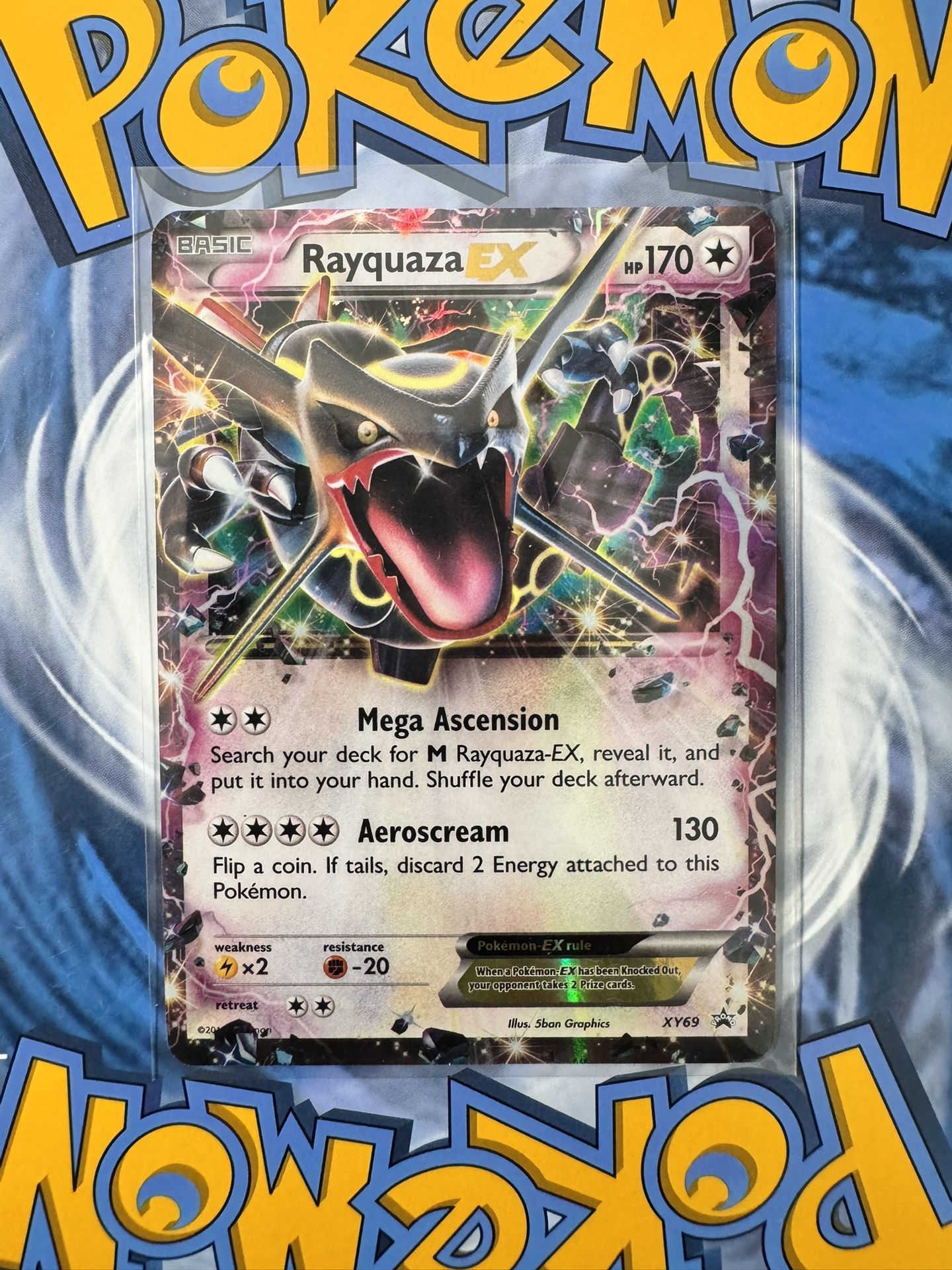 NM Rayquaza EX - XY69 Black Star Promo
