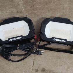 
Husky 20,000 Lumen Two-Head Corded LED Work Light s