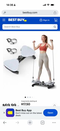 MERACH - Waist Twister, Ab Machine with 300 lbs Weight Capacity, Workout for Slim - white