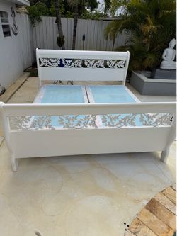 King size bed frame