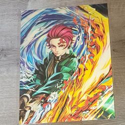 Demon Slayer Image Changing 3D Holographic Lenticular Anime Poster