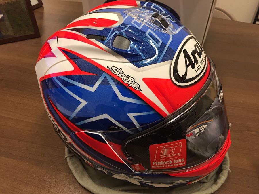 Arai Corsair-X Nicky 7 Motorcycle Helmet MD - NEW