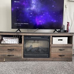 Fireplace TV Stand 