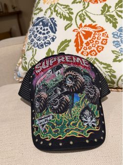 Supreme Monster Jam Grave Digger Mesh Back 5 Panel New