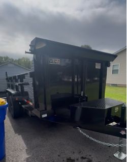 7x4x14 Hydraulic dump trailer