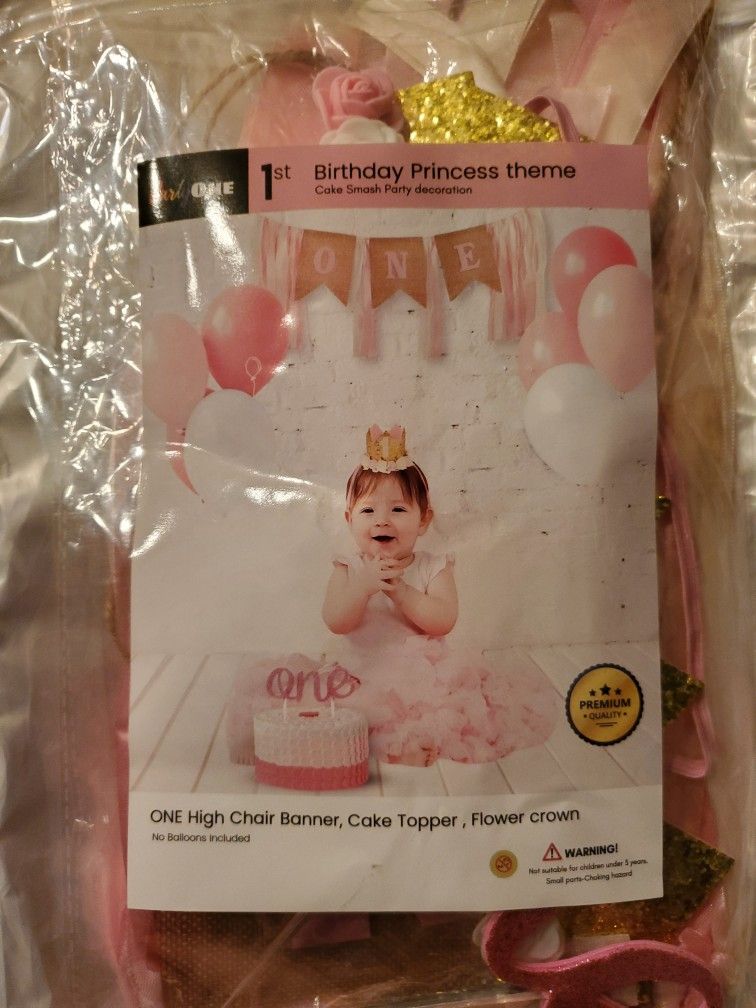 Party Decor 1 Year