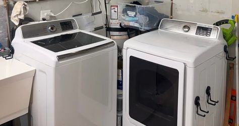 Samsung Washer & Steam Gas Dryer Set WORKS PERFECTLY