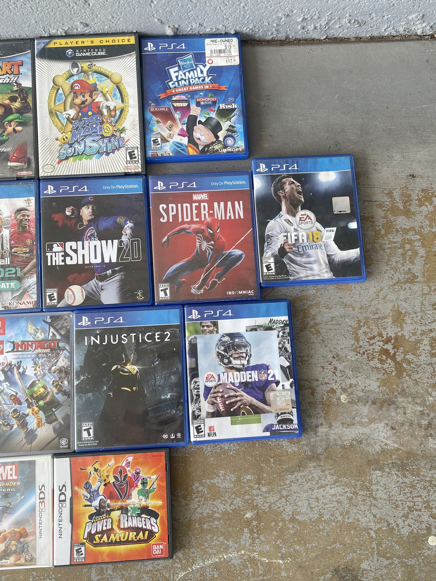 Video Games Ps4 PS3 Wii Nintendo Games