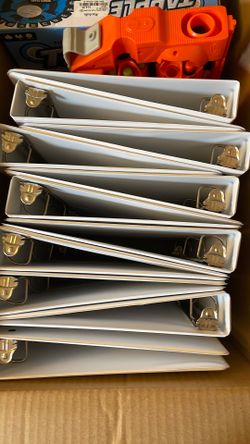 White Binders 1.5”