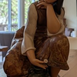 Lladro Retired 3525 "Classic Water Carrier" Signed