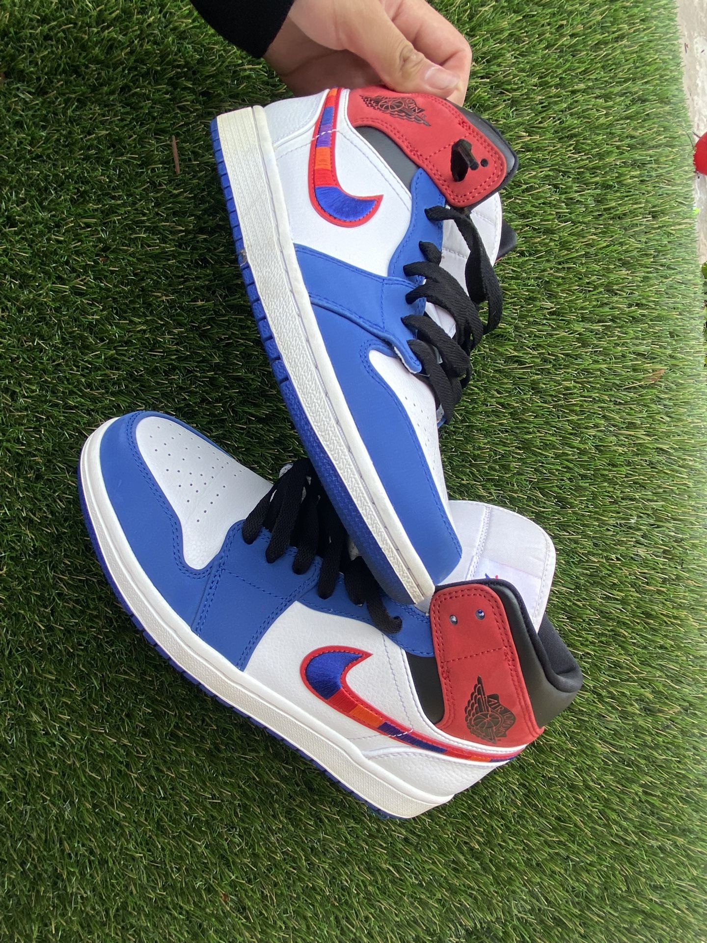 jordan 1 mid multicolored