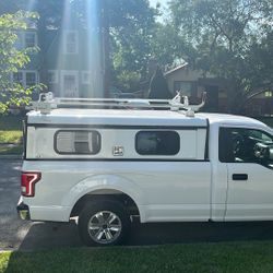 Truck Cap With Ladder Rack