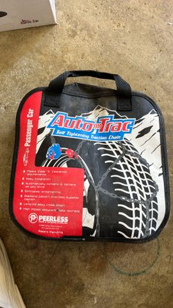 Autotrac self tightening traction chain used