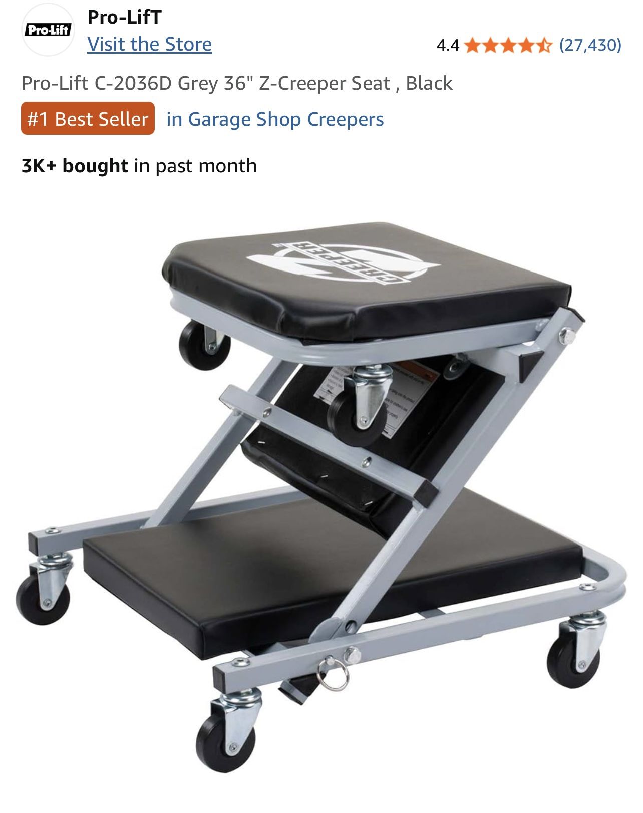 BRAND NEW z-creeper seat