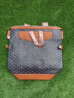 Brown goyard backpack