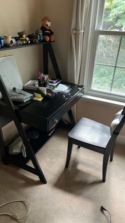 IKEA desk and chair