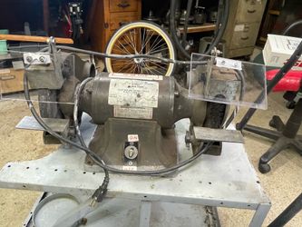 Great Deal!! Heavy Duty 8”, 3/4 HP, Bench Grinder. 8” Grinding Stone & 8 “ Wire Wheel. Excellent Condition