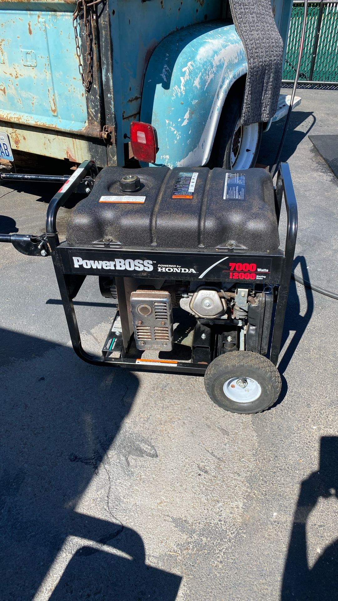 Power Boss Generator With Honda Motor