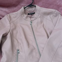 Baccini Blush Faux Leather Jacket