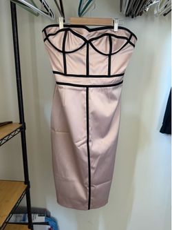 Jill Stuart Strapless Satin Dress Size 12 NWT Bloomingdale’s