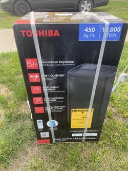 Toshiba 10,000 BTU Mobile AC!!! Alexa And Google Ready