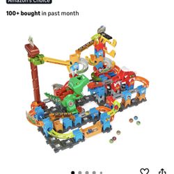 VTech Marble Rush T-Rex Dino Thrill Track Set 