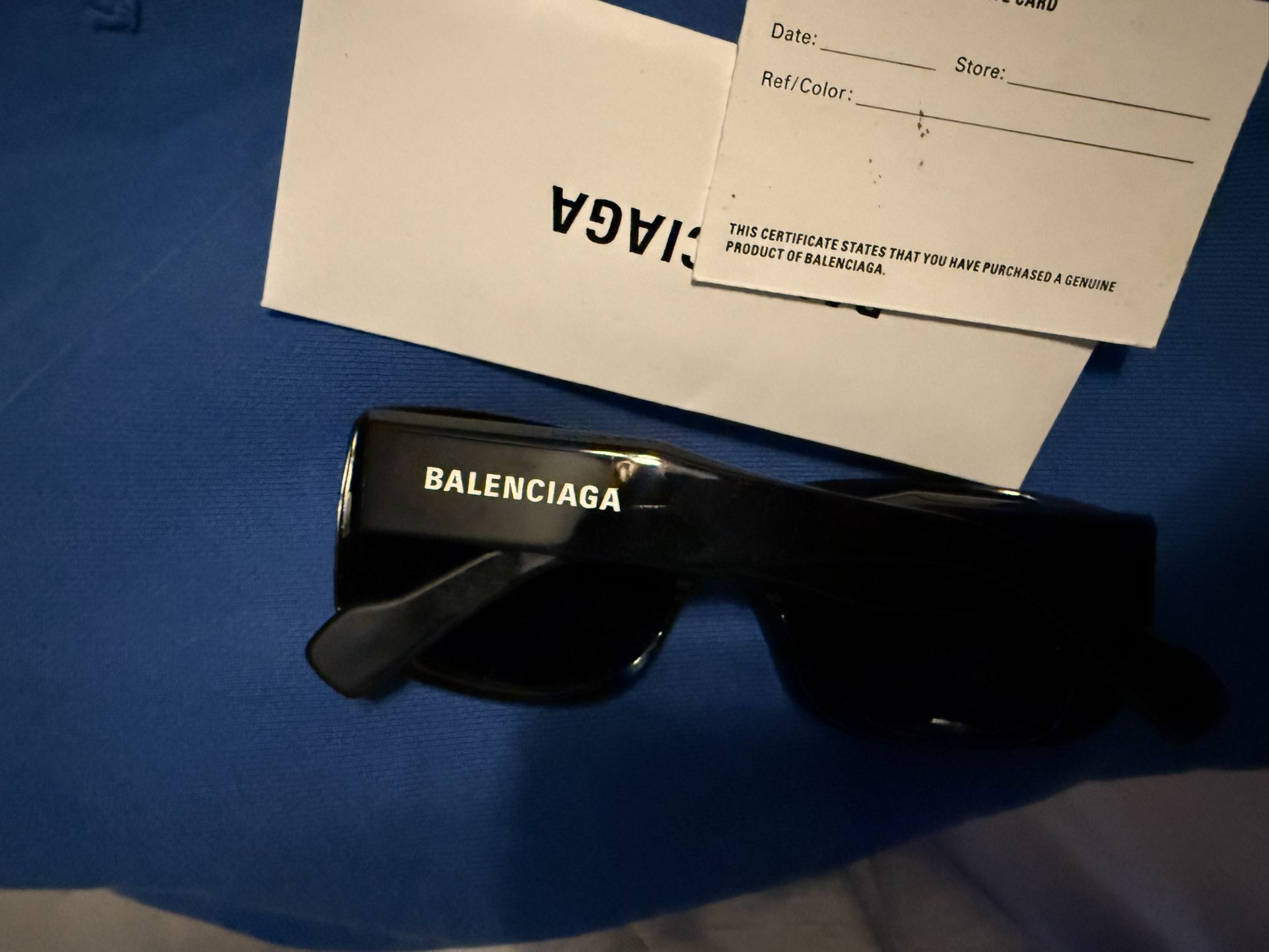Balenciaga Rectangle Frame Sunglasses