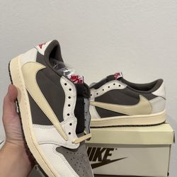 Nike Aj1 low Travis Scott Reverse Mocha size 7, 7.5,8, 8.5, 9, 9.5, 10, 10.5, 11, 12 $160