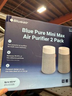 Blue Pure Mini Max Air Purifier 2 Pack
