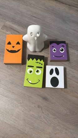 Halloween decor/ candle holder