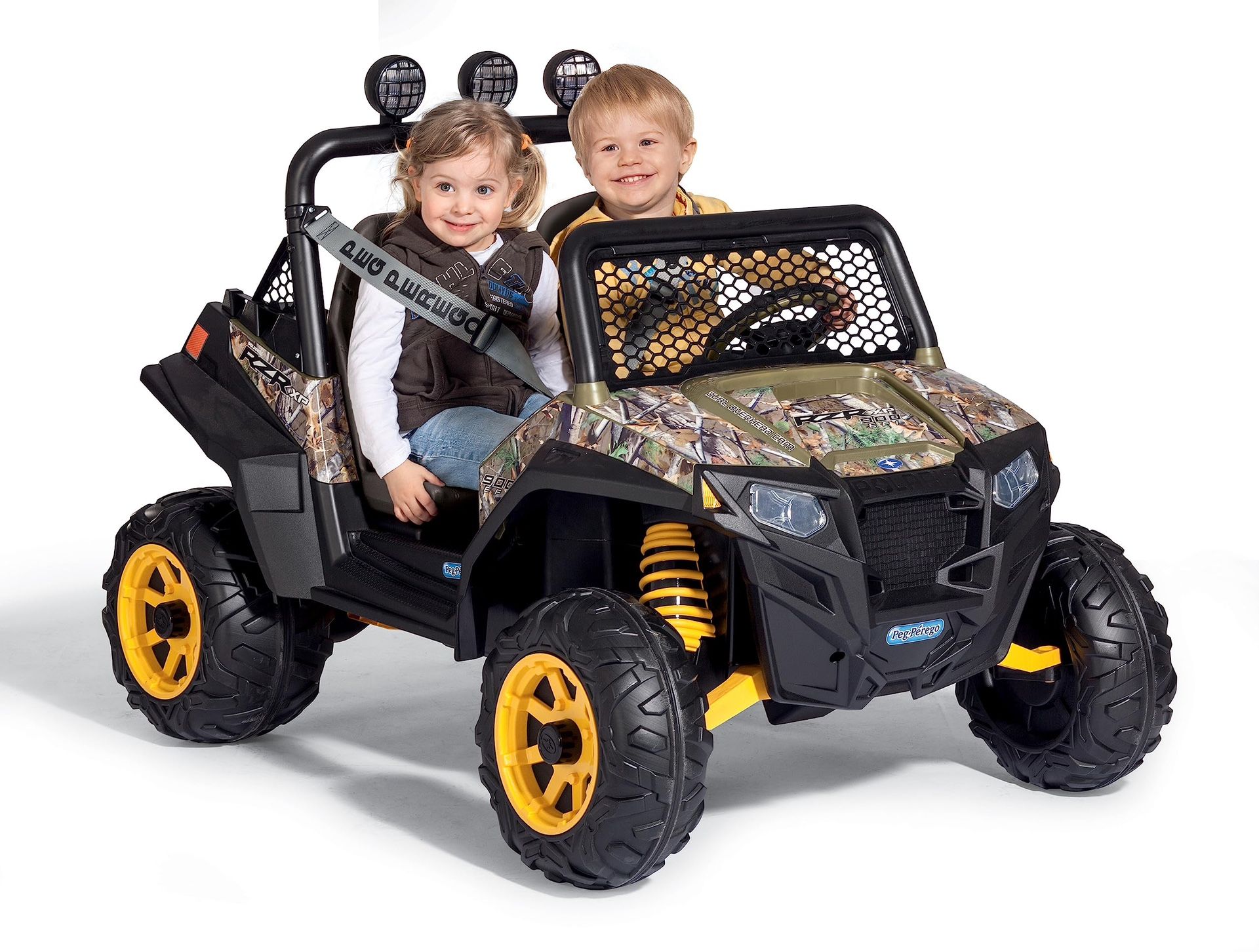PEG PEREGO Polaris RZR 900 CAMO Ride On 12V (Good condition) PICK UP IN CORNELIUS