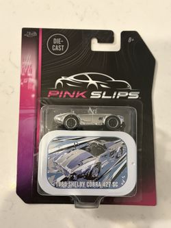 BRAND NEW 2026 Jada Toys Pink Slips 1965 Shelby Cobra 427 SC Chrome New In Box