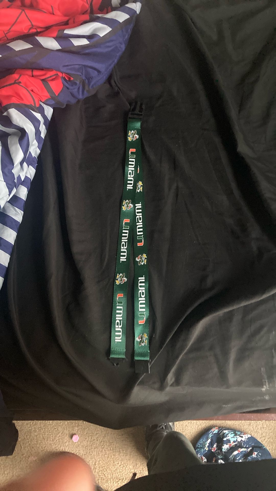 Miami hurricanes lanyard