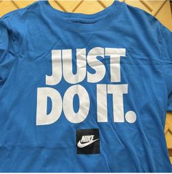 Size M Blue Nike Shirt