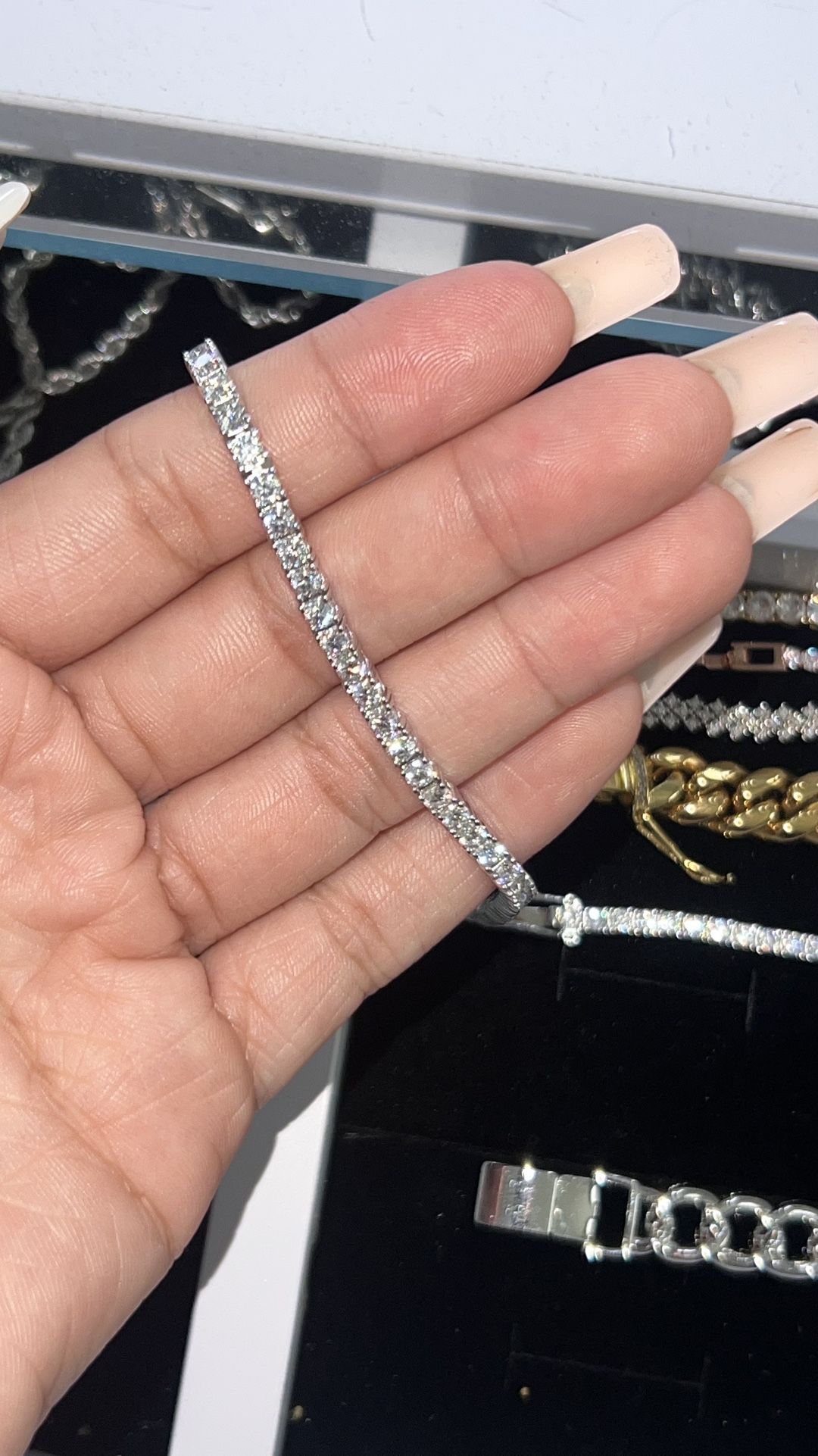 Moissanite Tennis Bracelet
